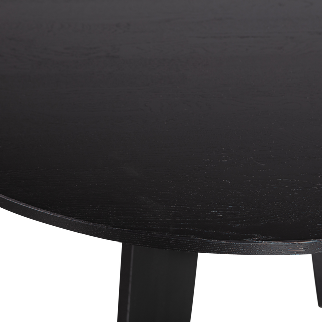 Fries Eettafel Eiken Blacknight O129 Cm [Fsc] van WOOOD – Luxe comfort op maat van PureWonen. Vraag naar de beste prijs.