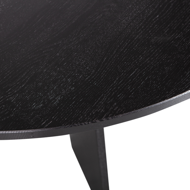 Fries Eettafel Eiken Blacknight O129 Cm [Fsc] van WOOOD – Luxe comfort op maat van PureWonen. Vraag naar de beste prijs.