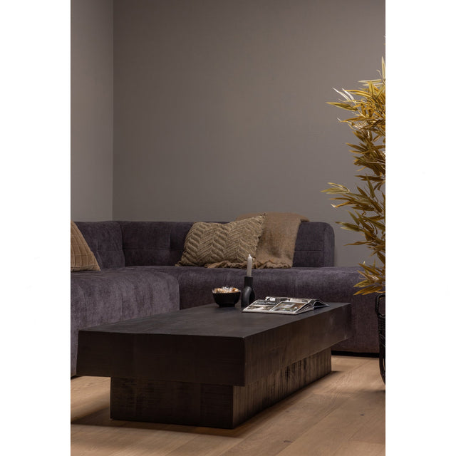 Grid Hoekbank Rechts Geweven Stof Donkergrijs van WOOOD – Luxe comfort op maat van PureWonen. Vraag naar de beste prijs.