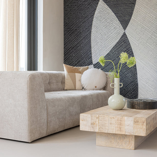 Grid 3 Zits Bank Geweven Stof Zand van WOOOD – Luxe comfort op maat van PureWonen. Vraag naar de beste prijs.