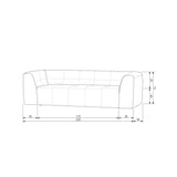 Grid 3 Zits Bank Geweven Stof Donkergrijs van WOOOD – Luxe comfort op maat van PureWonen. Vraag naar de beste prijs.