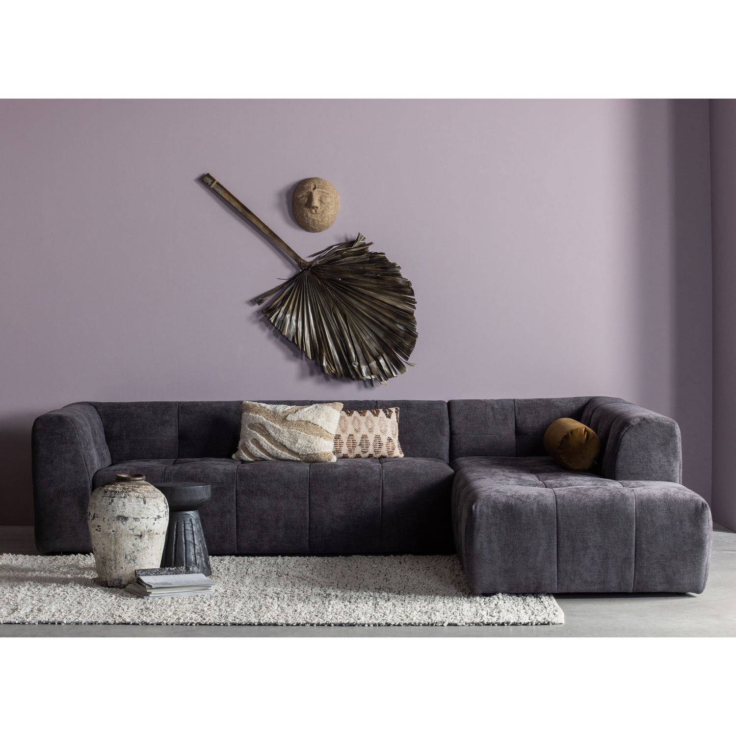 Borre Kruk Hout Zwart 40x O28 Cm van WOOOD – Luxe comfort op maat van PureWonen. Vraag naar de beste prijs.