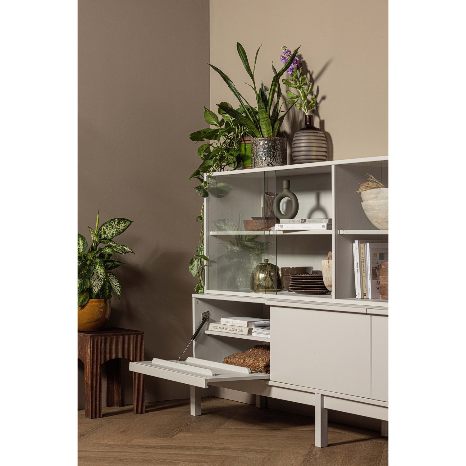 Klink Opzetkast Grenen Mist [Fsc] van WOOOD – Luxe comfort op maat van PureWonen. Vraag naar de beste prijs.