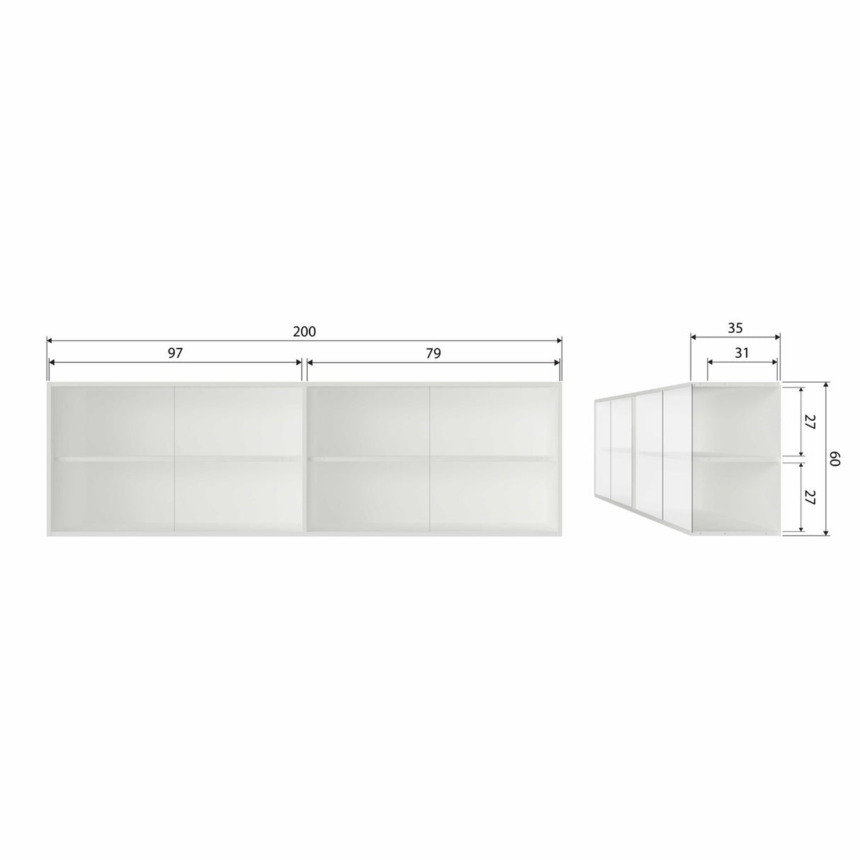 Klink Opzetkast Grenen Mist [Fsc] van WOOOD – Luxe comfort op maat van PureWonen. Vraag naar de beste prijs.