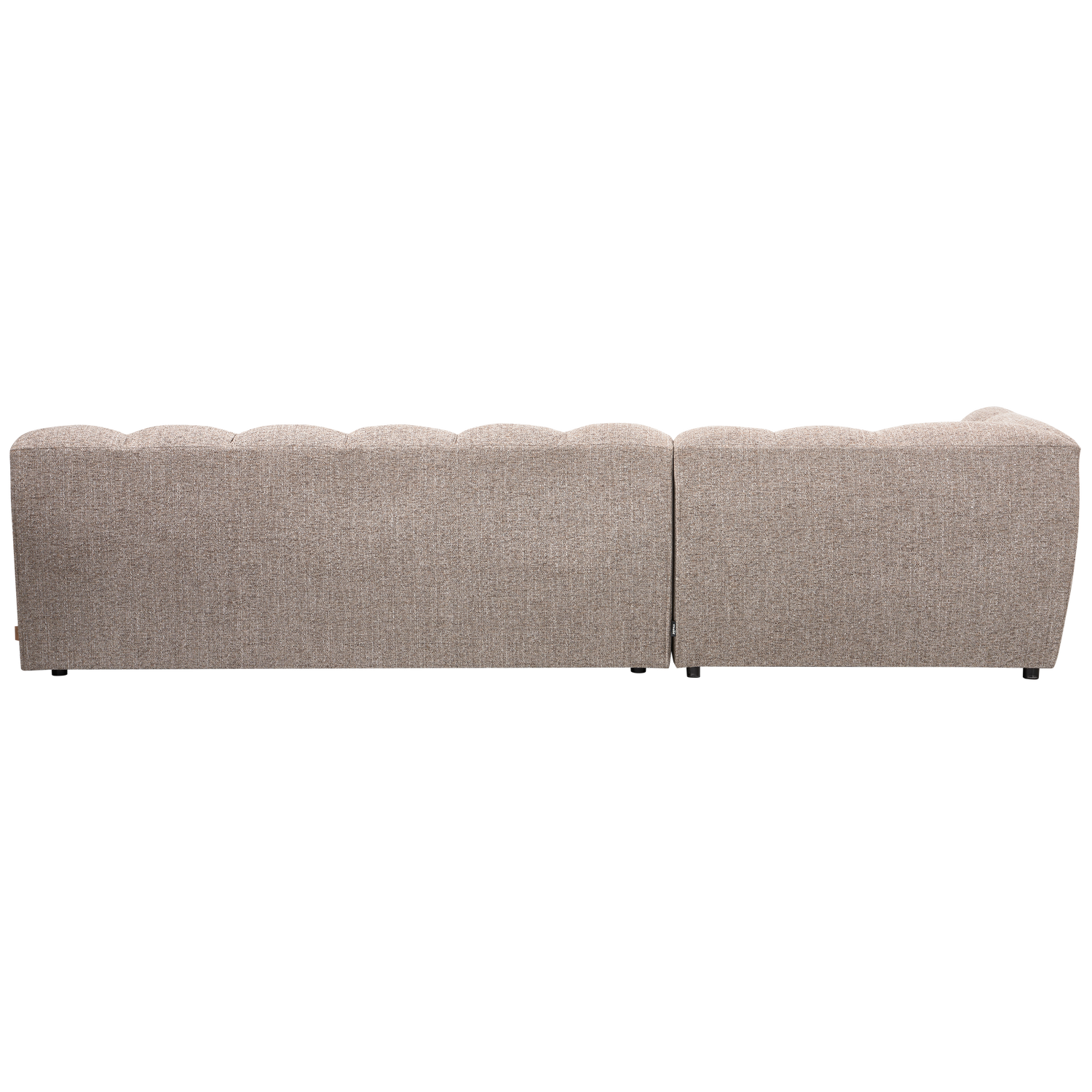 Allure Chaise Longue Links Geweven Stof Bruin Melange van WOOOD – Luxe comfort op maat van PureWonen. Vraag naar de beste prijs.