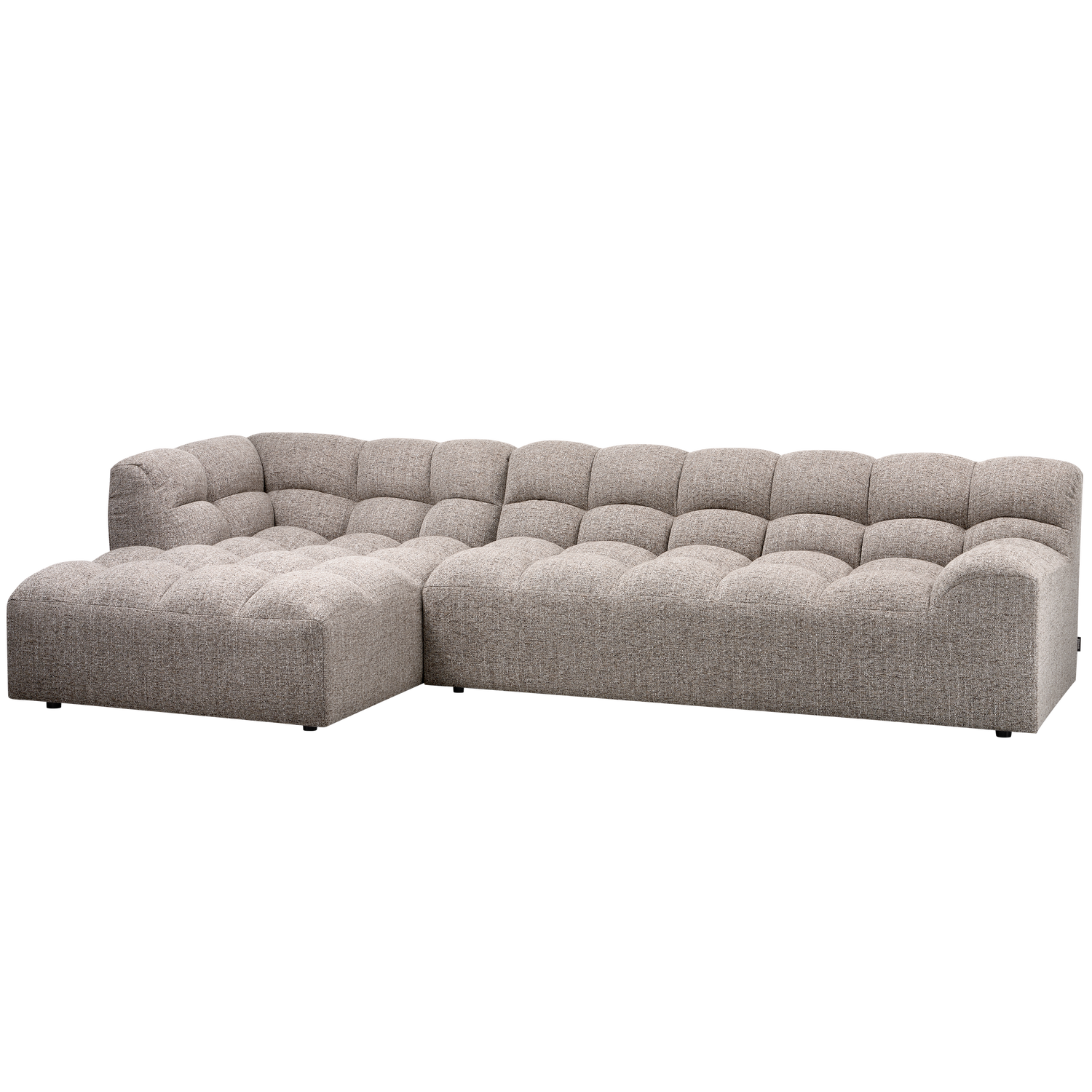 Allure Chaise Longue Links Geweven Stof Klei Melange van WOOOD – Luxe comfort op maat van PureWonen. Vraag naar de beste prijs.