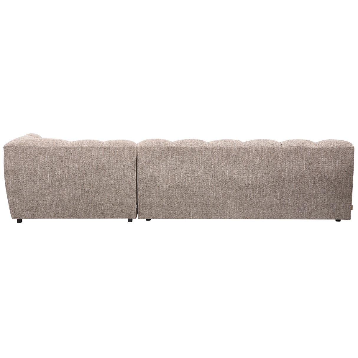 Allure Chaise Longue Rechts Geweven Stof Bruin Melange van WOOOD – Luxe comfort op maat van PureWonen. Vraag naar de beste prijs.
