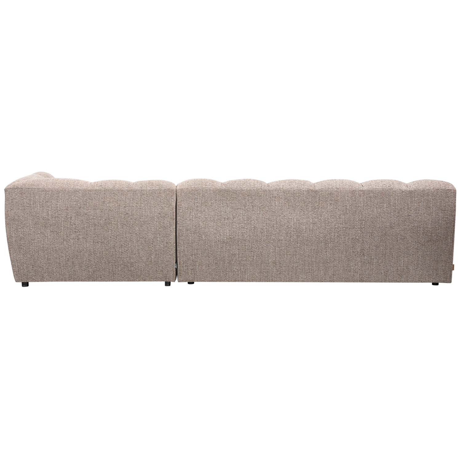 Allure Chaise Longue Rechts Geweven Stof Bruin Melange van WOOOD – Luxe comfort op maat van PureWonen. Vraag naar de beste prijs.