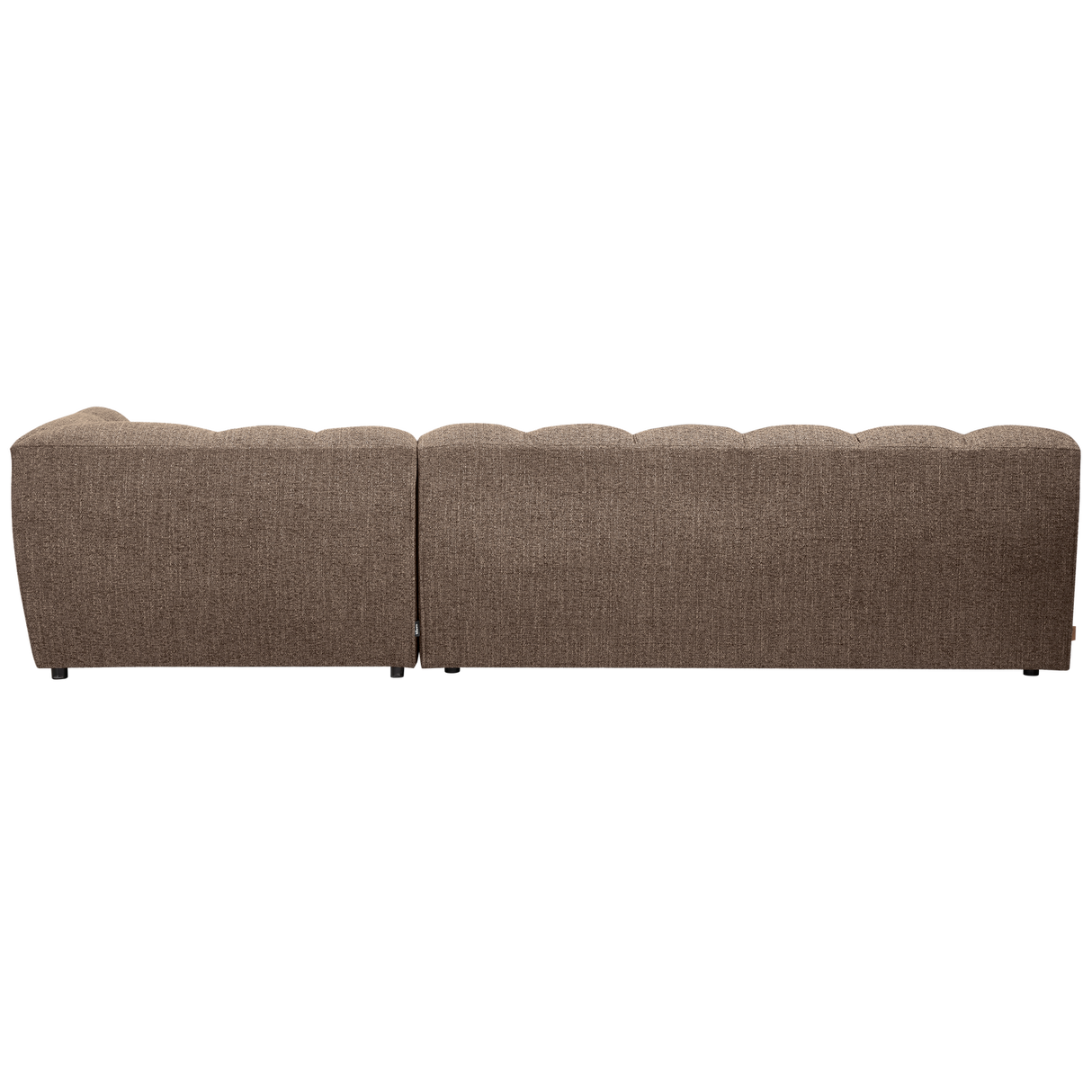 Allure Chaise Longue Rechts Geweven Stof Donkerbruin Melange van WOOOD – Luxe comfort op maat van PureWonen. Vraag naar de beste prijs.
