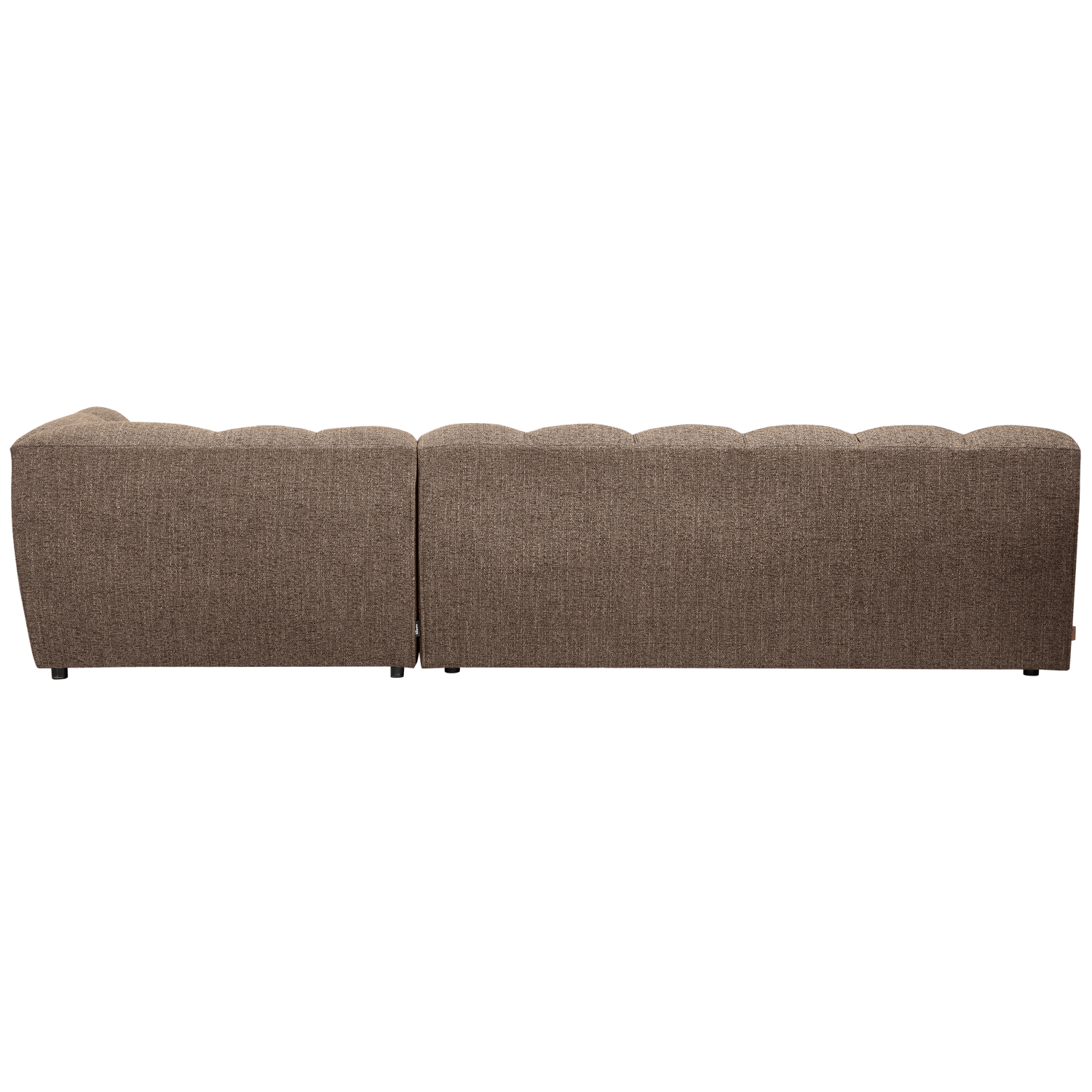 Allure Chaise Longue Rechts Geweven Stof Donkerbruin Melange van WOOOD – Luxe comfort op maat van PureWonen. Vraag naar de beste prijs.