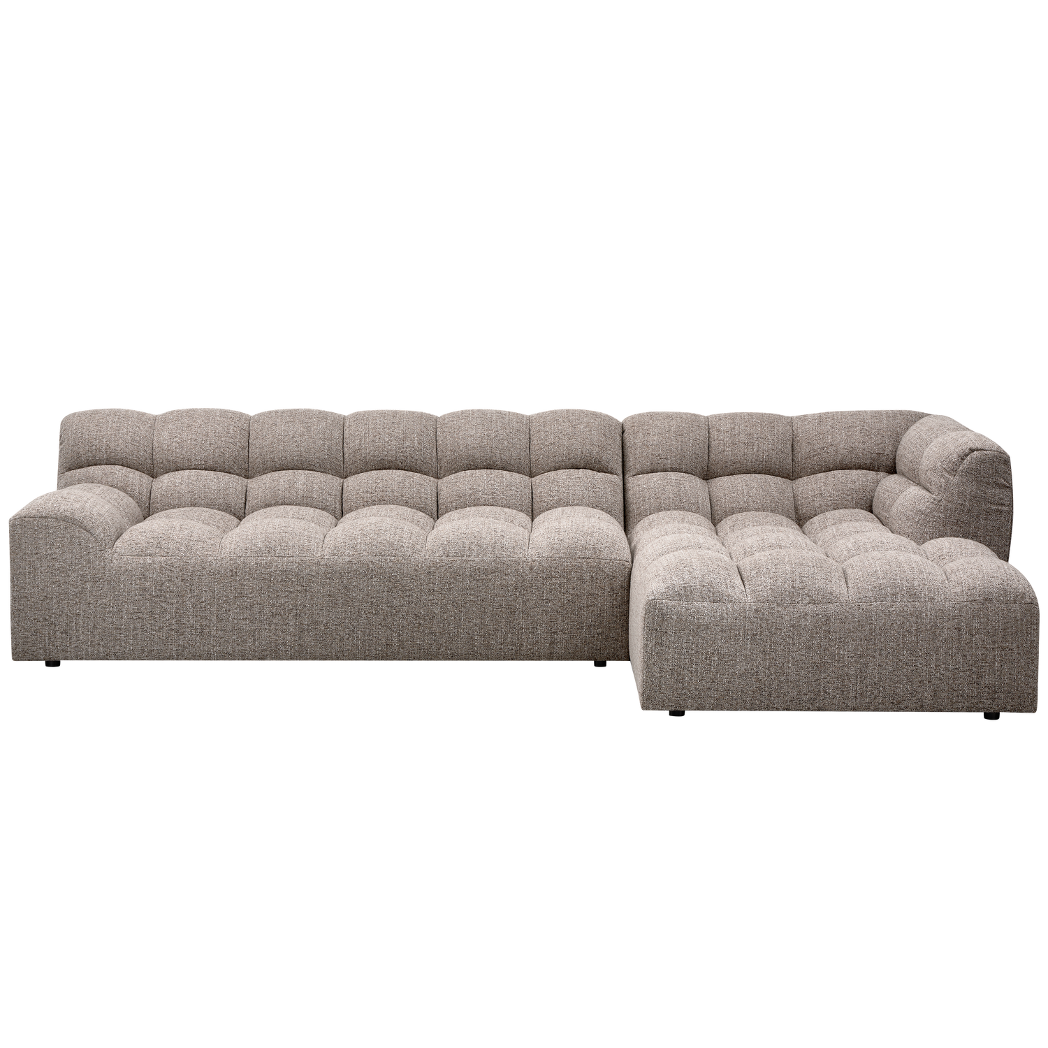Allure Chaise Longue Rechts Geweven Stof Klei Melange van WOOOD – Luxe comfort op maat van PureWonen. Vraag naar de beste prijs.