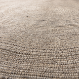 Utopia Vloerkleed Rond Naturel O200 Cm van WOOOD – Luxe comfort op maat van PureWonen. Vraag naar de beste prijs.