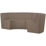 Europa 4 Zits Eetbank Geweven Stof Donkerbruin Melange van WOOOD – Luxe comfort op maat van PureWonen. Vraag naar de beste prijs.