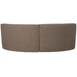 Europa 4 Zits Eetbank Geweven Stof Donkerbruin Melange van WOOOD – Luxe comfort op maat van PureWonen. Vraag naar de beste prijs.