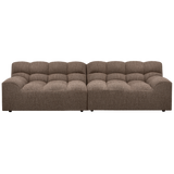 Allure 3 Zits Bank Geweven Stof Donkerbruin Melange van WOOOD – Luxe comfort op maat van PureWonen. Vraag naar de beste prijs.