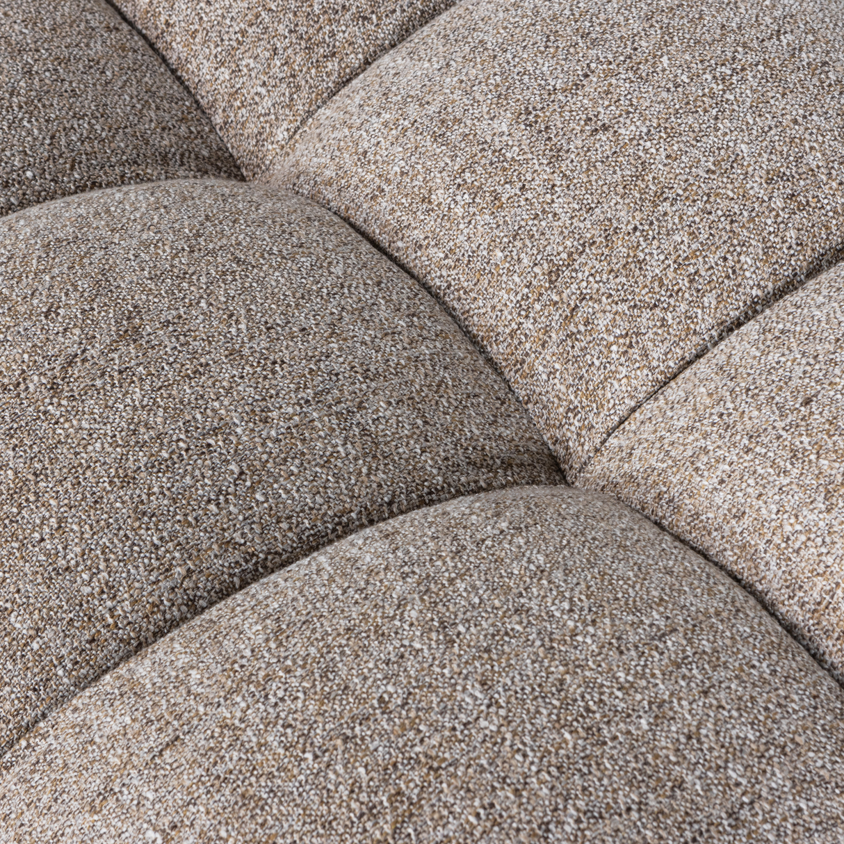Allure Hocker Geweven Stof Bruin Melange