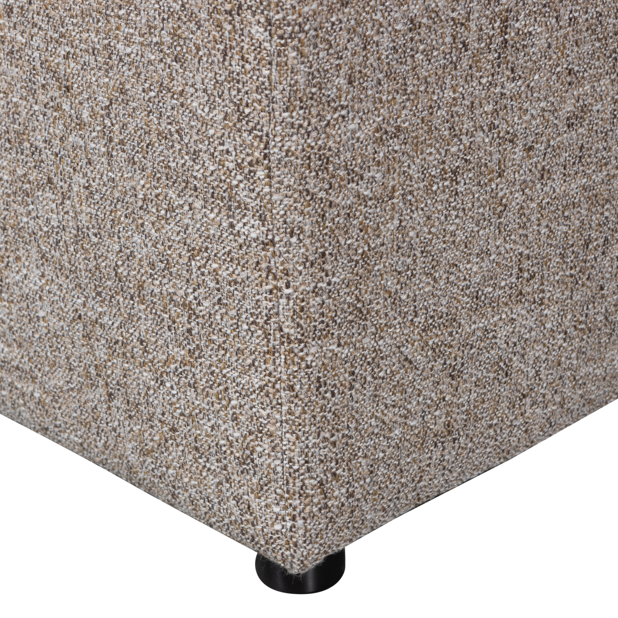 Allure Hocker Geweven Stof Bruin Melange
