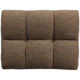 Allure Hocker Geweven Stof Donkerbruin Melange