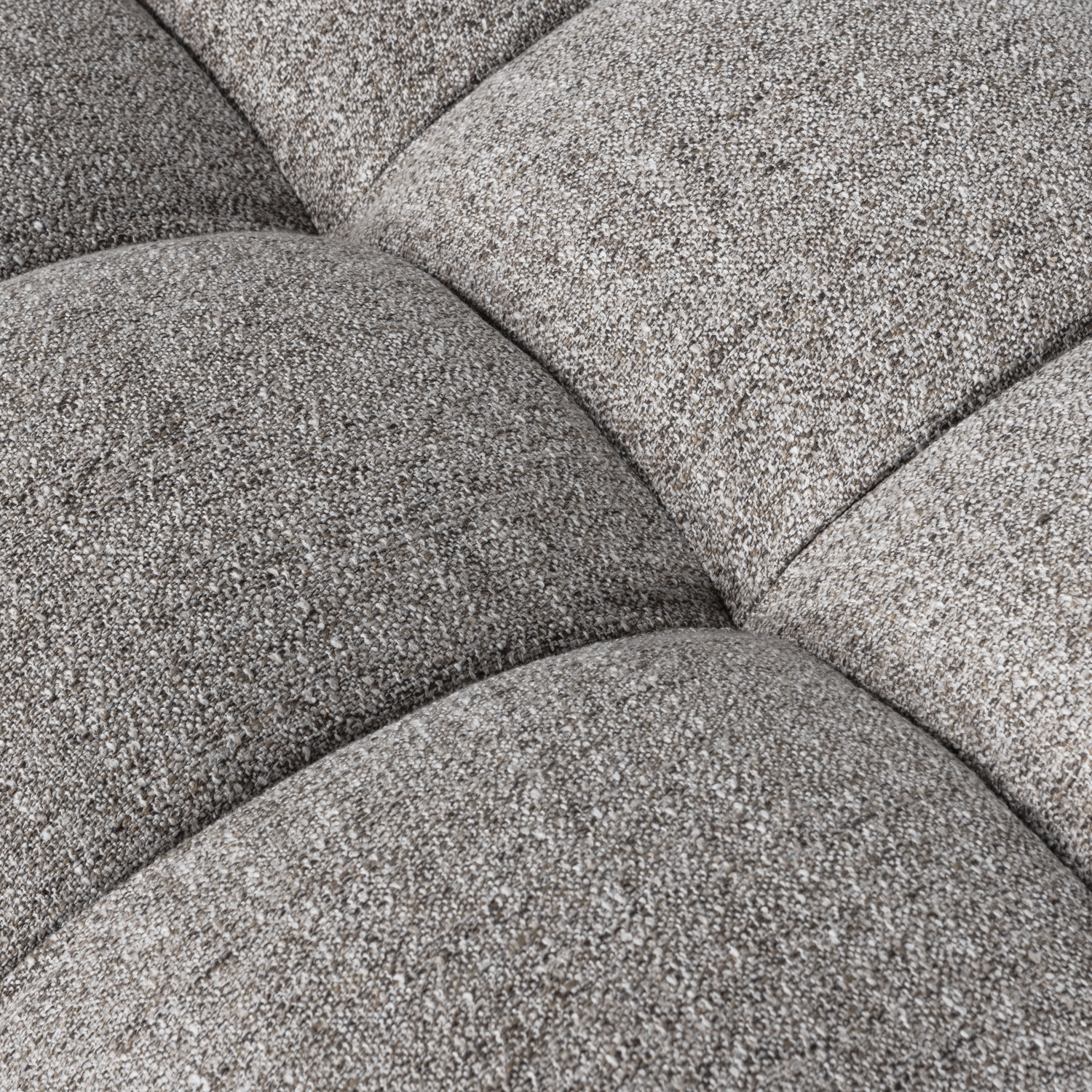Allure Hocker Geweven Stof Klei Melange