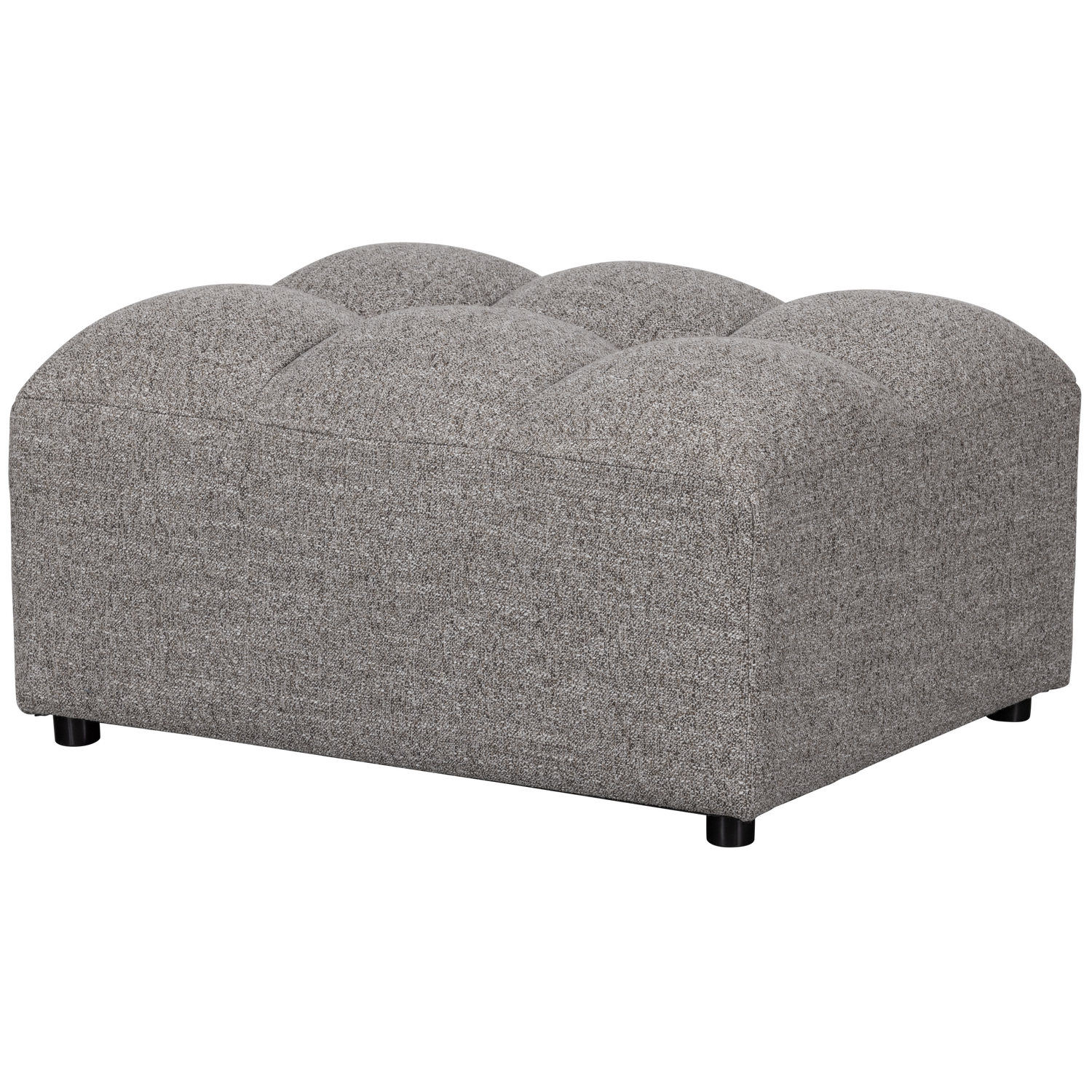 Allure Hocker Geweven Stof Klei Melange