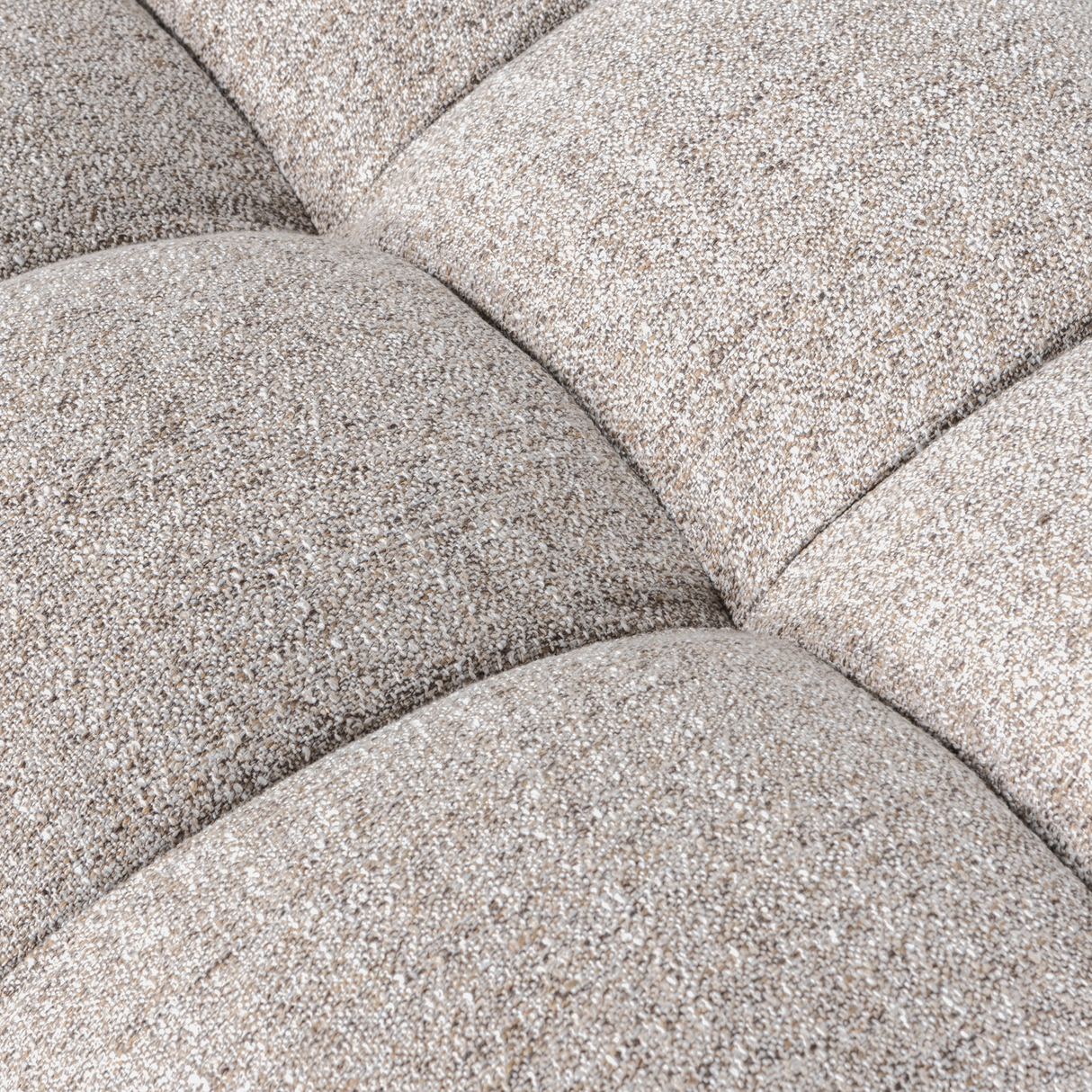 Allure Hocker Geweven Stof Naturel Melange