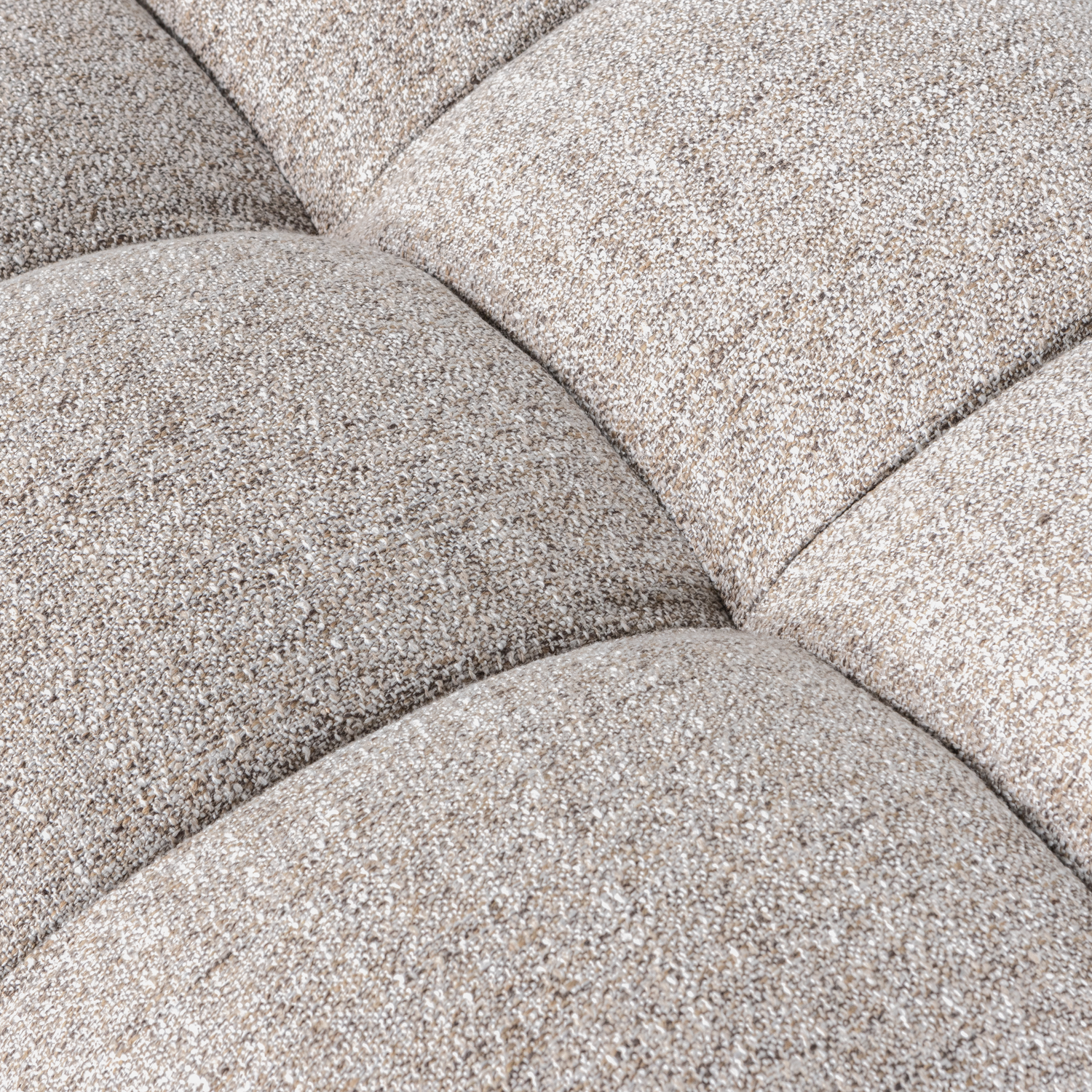 Allure Hocker Geweven Stof Naturel Melange