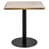 Bistrotafel Brazza beige 70x70