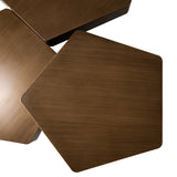 Salontafel Hexa brushed gold (Set of 3) van Richmond Interiors – Luxe comfort op maat van PureWonen. Vraag naar de beste prijs.