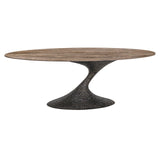 Eettafel Russo brown oval 235