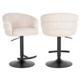 Barstoel Nikki biscotti swivel fire retardant