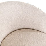 Barstoel Nikki biscotti swivel fire retardant