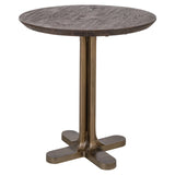 Bistrotafel Revelin dark brown 75Ø