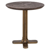 Bistrotafel Revelin dark brown 75Ø