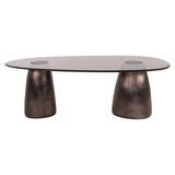 Salontafel Hayden bronze oval