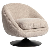 Lounge stoel Nodo natural chunky swivel
