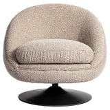 Lounge stoel Nodo natural chunky swivel