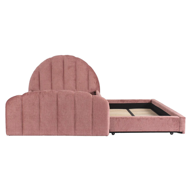 Bed Pixie rosewood jewel 120x200 with pull-out bed