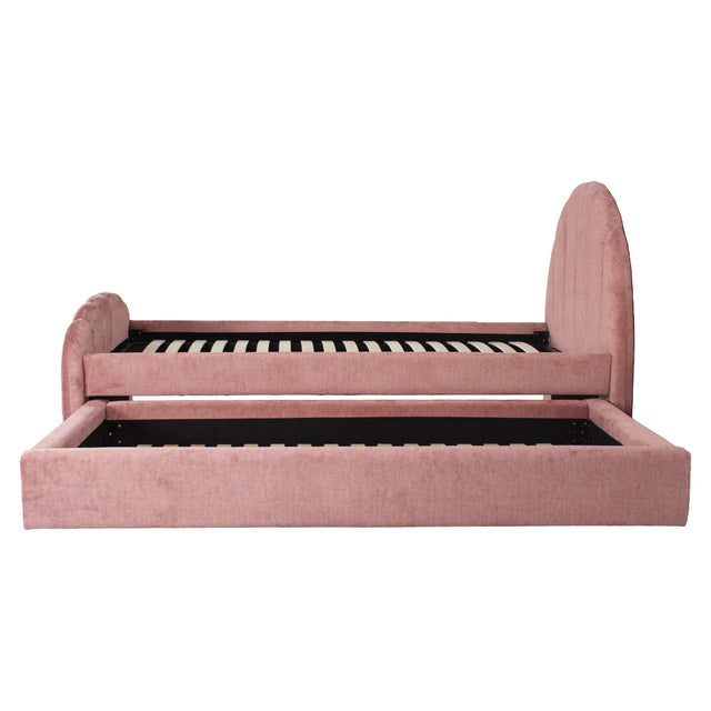 Bed Pixie rosewood jewel 120x200 with pull-out bed