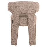 Eetkamerstoel Nerio mocca linear