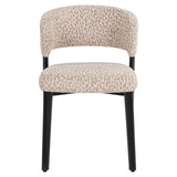 Eetkamerstoel Zeno beige leopard