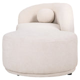 Bank Emma cream fancy chaise longue