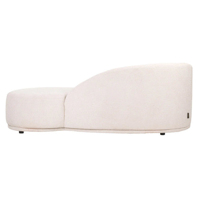 Bank Emma cream fancy chaise longue