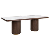 Eettafel Willox brown 235 including glass