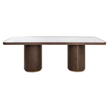 Eettafel Willox brown 235 including glass