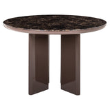 Eettafel Almundi chocolat brown 120Ø