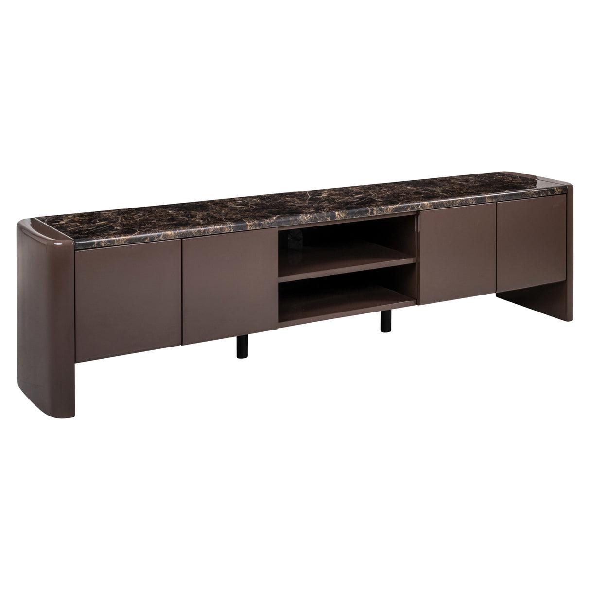 TV-meubel Almundi chocolat brown