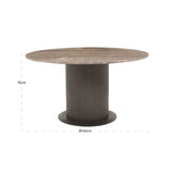 Eettafel Russo brown 140Ø