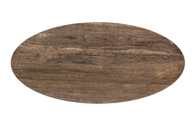 Eettafel Russo brown oval 235