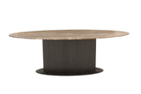 Eettafel Russo brown oval 235