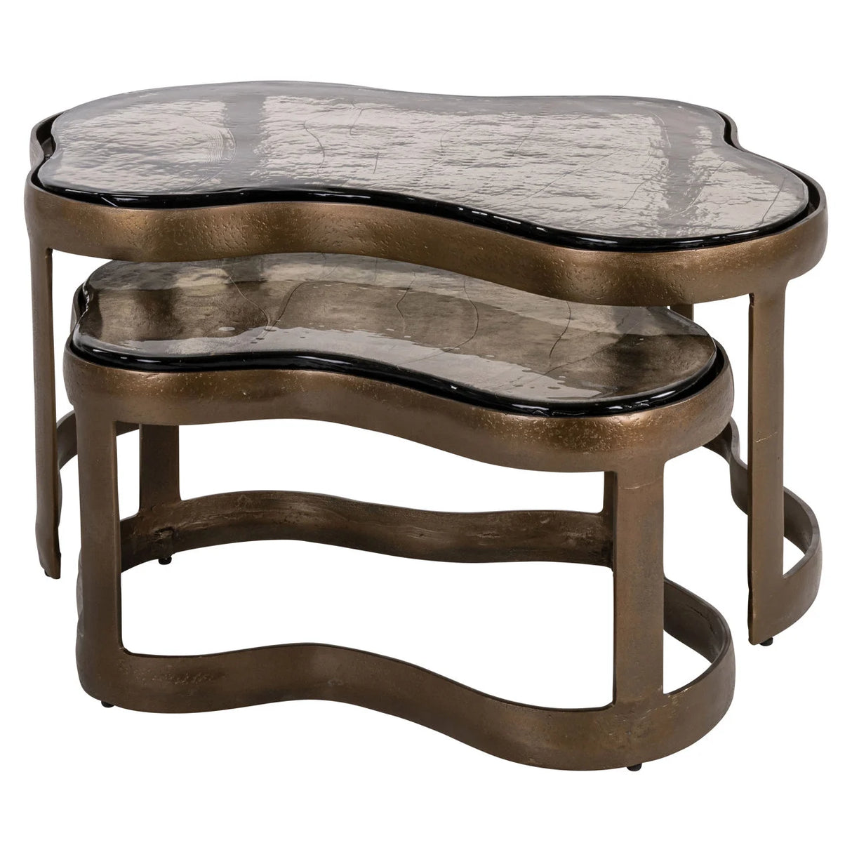 Salontafel Fairfield brass antique (Set of 2)
